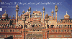 Desktop Screenshot of khanqah-e-habibiya.com